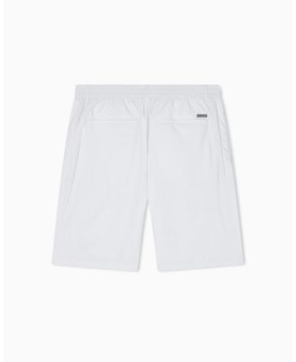 Men's White Edition Nylon Bermuda Shorts