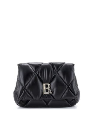 Medium Touch Clutch Quilted Puffy Leather