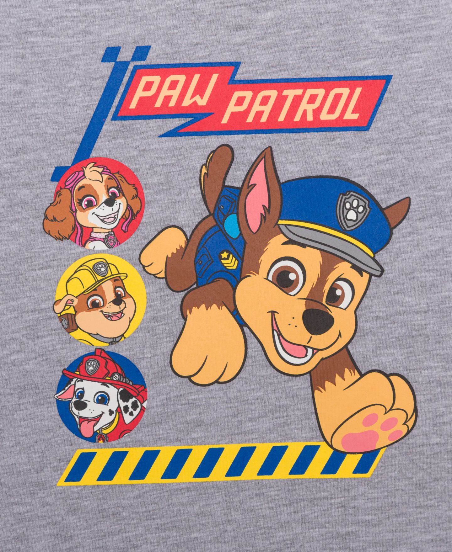 Детский комплект Paw Patrol для малышей: футболка и шорты со сплошным принтом, 2T-5T, цвет: Серый / Синий — фото 6