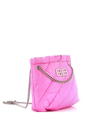 XS Crush Chain Tote Quilted Crushed Calfskin