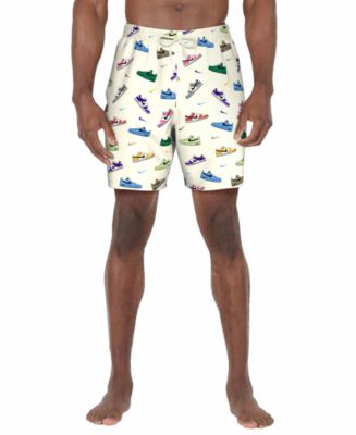 90s nike design swim shorts 総柄 白タグ Nike Men's 7