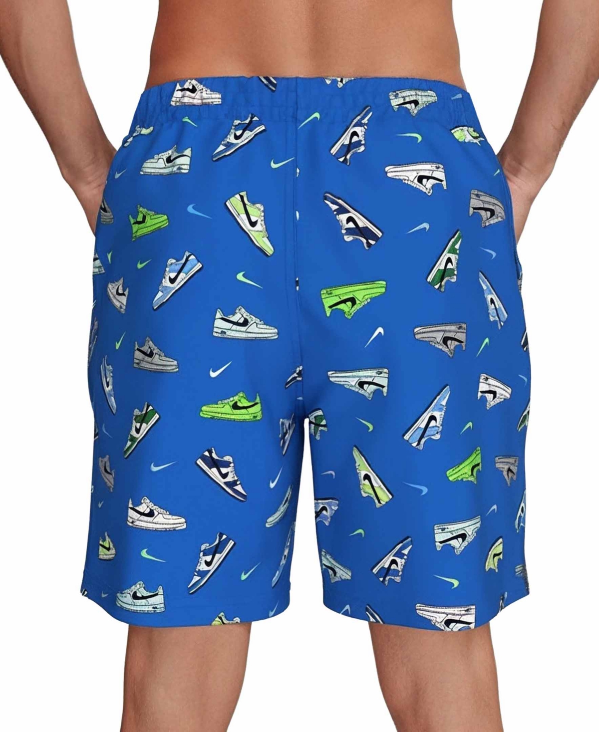 Nike Men's 7" Sneaker Print Volley Swim Shorts