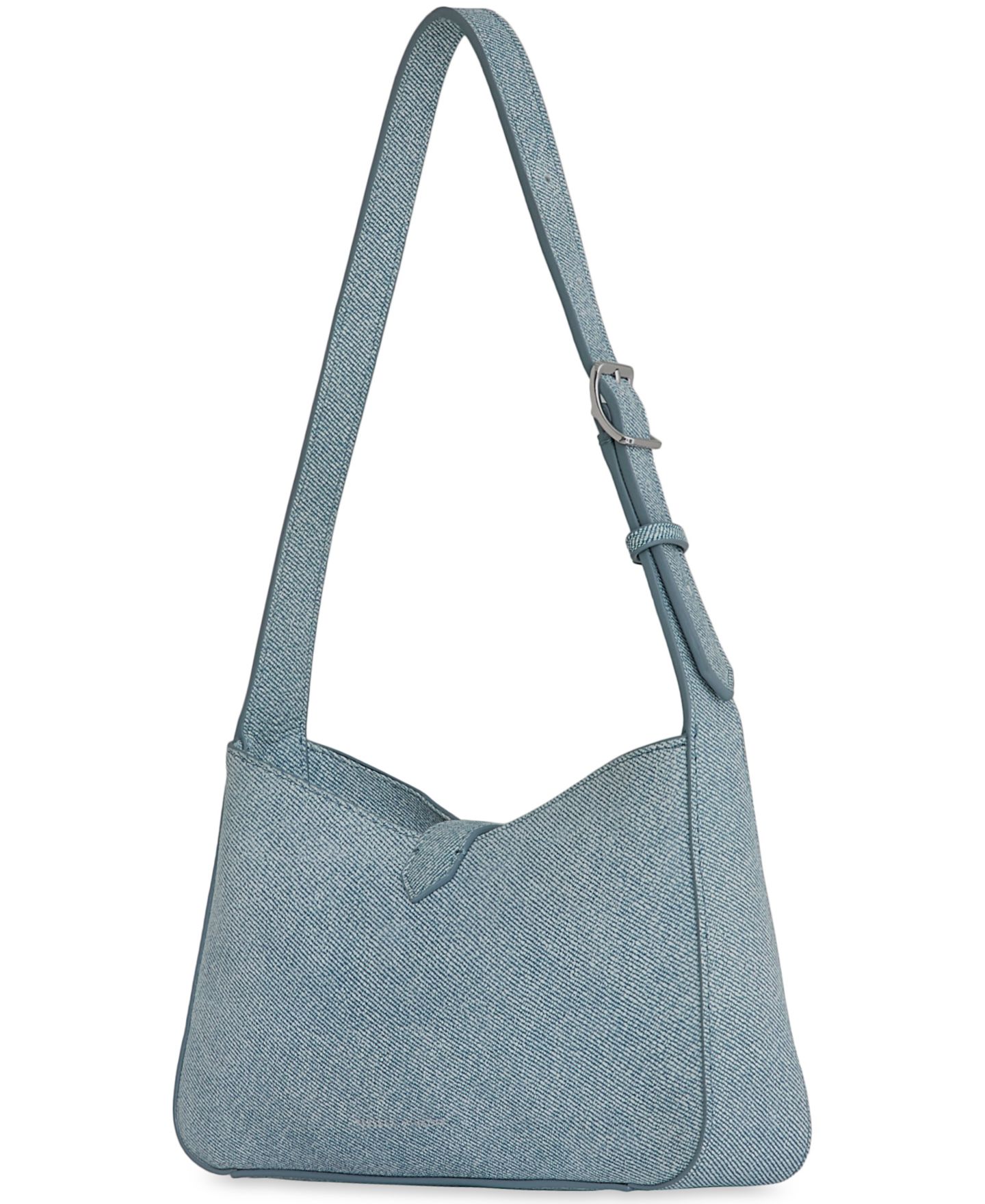 Женская сумка Rebecca Minkoff Megan Medium Denim Shoulder, цвет: Джинсовый синий — фото 2