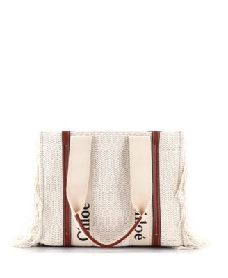 Medium Woody Tote Fringe Wool