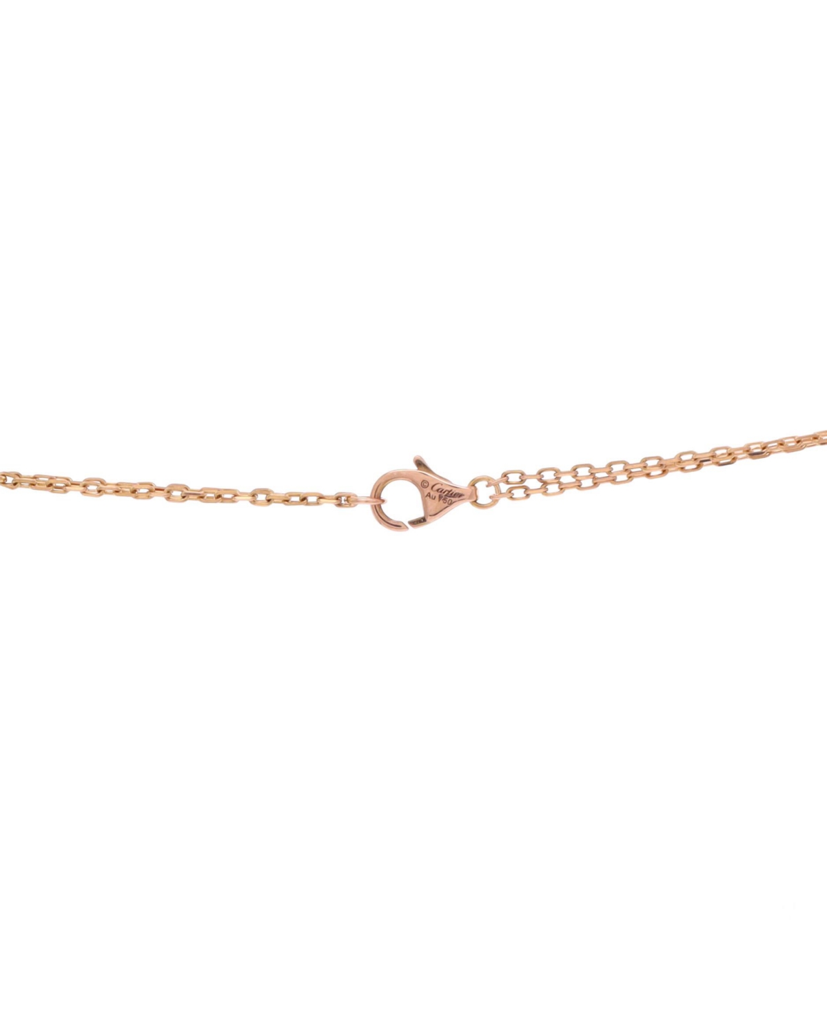 Pre-Owned Cartier 2 Diamonds Love Pendant Necklace