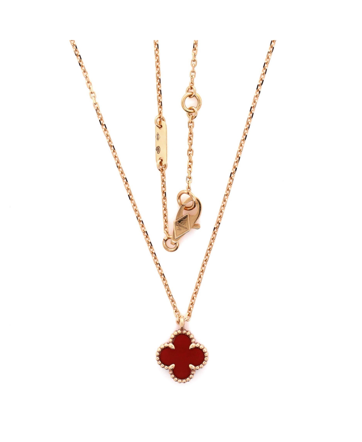 Pre-Owned Van Cleef & Arpels Sweet Alhambra Pendant Necklace