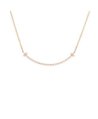 T Smile Pendant Necklace