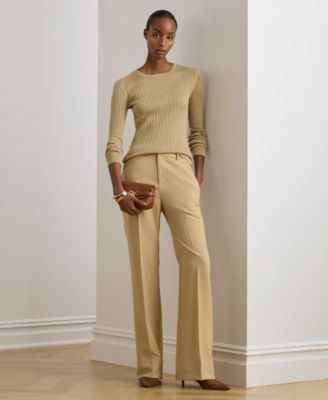 Women's Mini-Cable Crewneck Sweater