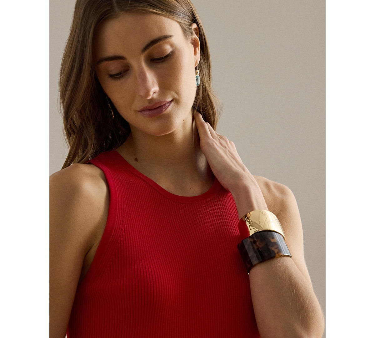 Lauren Ralph Lauren Women's Rib-Knit Crewneck Sweater