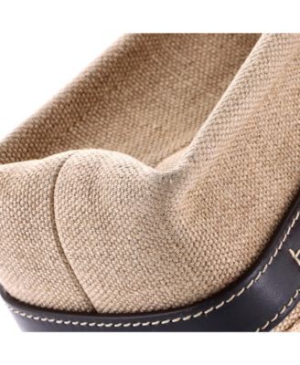 Small Woody Convertible Tote Canvas with Leather