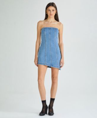 Women’s Bustier Strapless Mini Dress