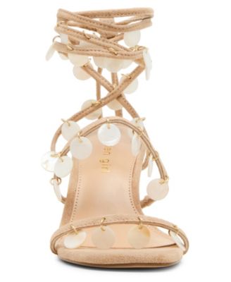 Women's Georgia Beaded Square Toe Dress Sandals