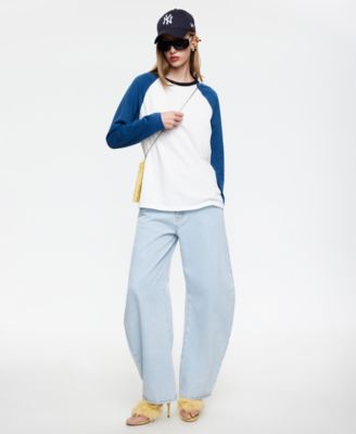 Women's Crew Neck Baseball T-Shirt