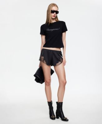 Women's Paradise Low-Rise Mini Shorts