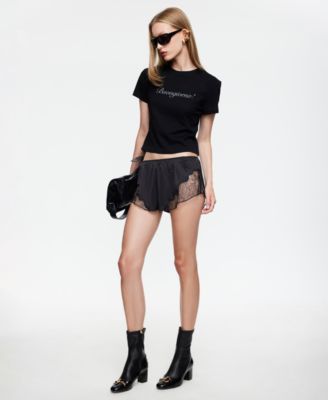 Women's Paradise Low-Rise Mini Shorts