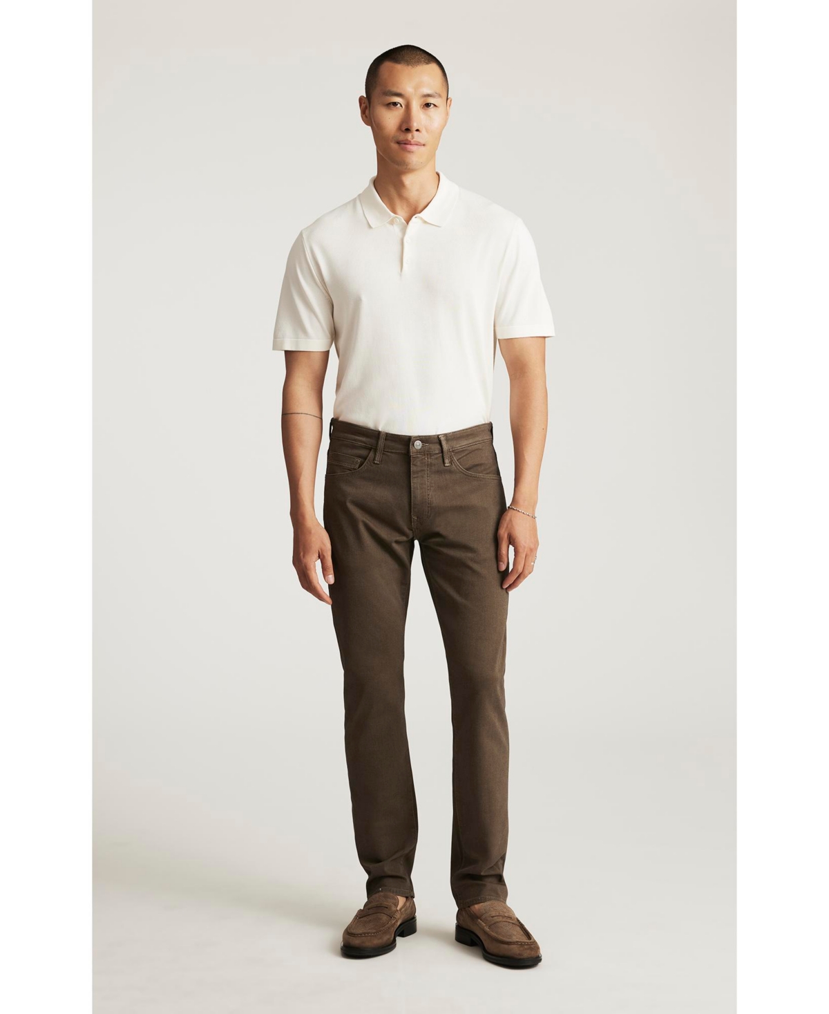 Mavi Jeans Men's Marcus Slim Straight Leg Brown Athletic