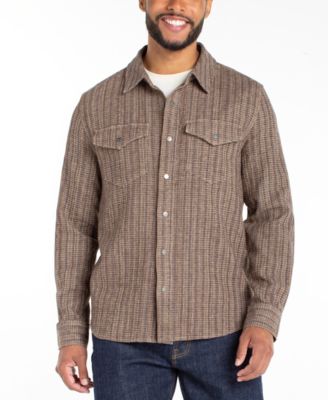 Men's Button-Front Overshirt