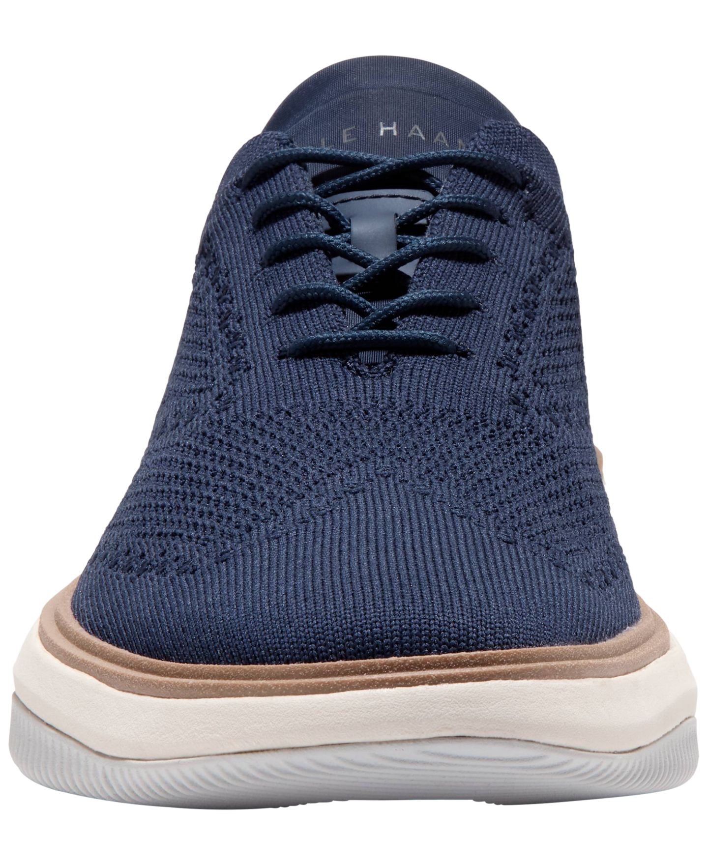 Мужские туфли-оксфорды Cole Haan Grand Phaze Stitchlite Quick-On на шнуровке, цвет: Морской синий — фото 9