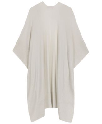 Matte Shine Belting Ruana Wrap