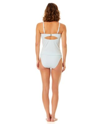 Women's Keyhole Over The Shoulder Tankini Top