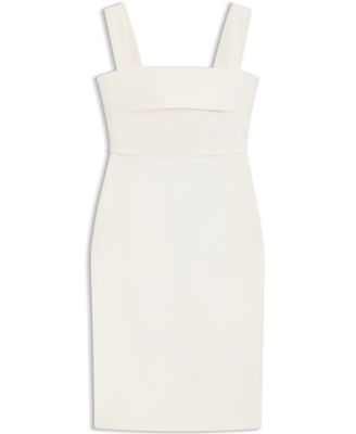 BOSS by Women's Slim-Fit Jersey Layered Detail Dress