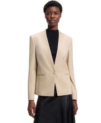 BOSS by Women's Stretch Jersey Regular-Fit Blazer