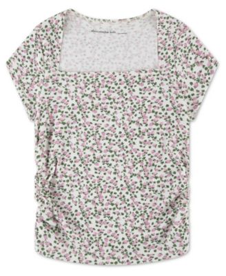abercrombie kids Girls Square Neck Top - Anf Cashmere Rose 22$