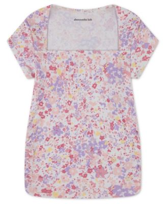 Girls' Square Neck Top