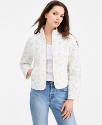 Levi's Women's Quilted Short Liner Zipper Jacket - Macy's