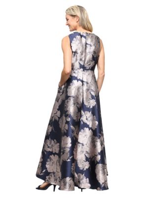 Petite V-Neck Ball Gown