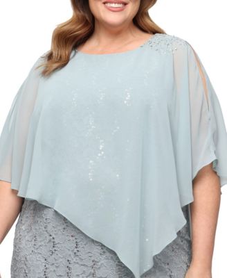 Plus Size Crew Neck Sheath Dress