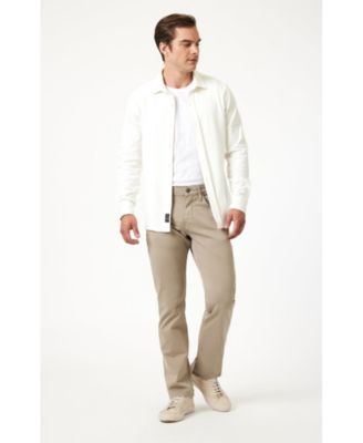 Men's Matt Relaxed Straight Leg In Sand Casual Twill