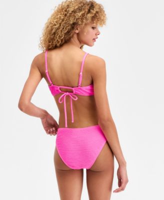 Women's Solid Scoop Neck Swim Bralette