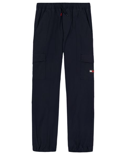 Брюки Tommy Hilfiger Drawcord Cargo для мальчиков, цвет: Тёмно-синий