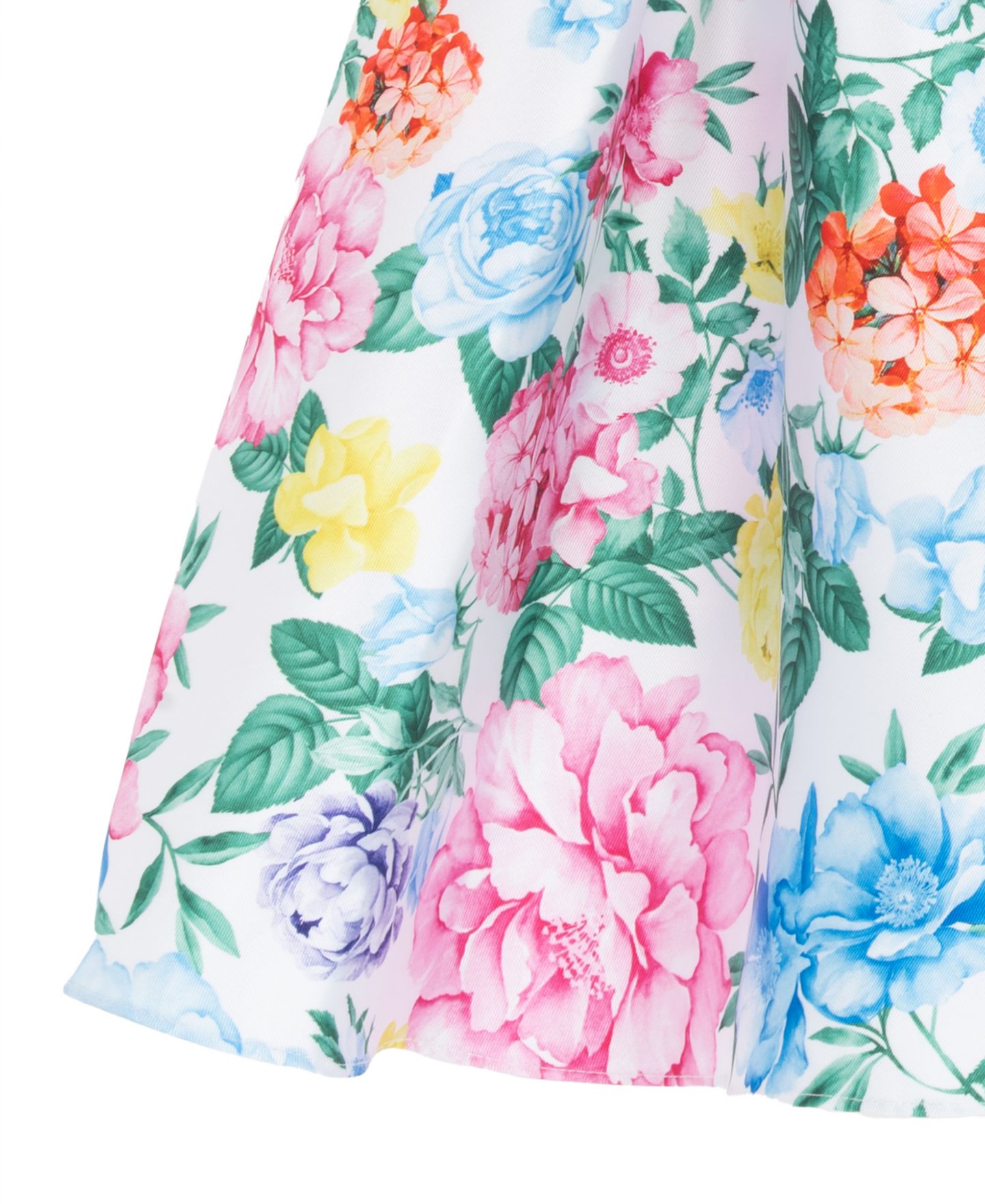 Платье Rare Editions Mikado Paneled Dress для девочек, цвет: Белый / Синий — фото 5