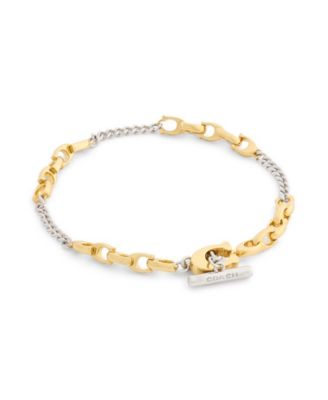 Two-Tone Signature C Mixed Chain Bracelet