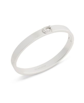 Faux Stone Pav&eacute; Signature C Bangle Bracelet