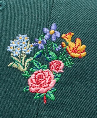Flower Show Medallion Baseball Cap