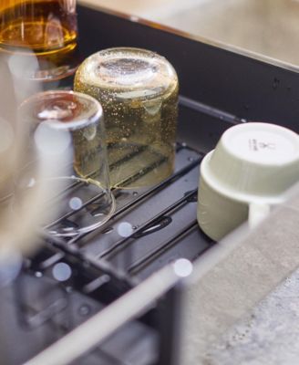 Extend Steel Plus 6.75" Expandable Dish Rack with Wine Glass Holder