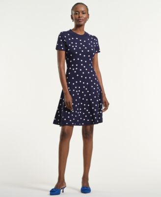 Women's Polka Dot Flare Dress