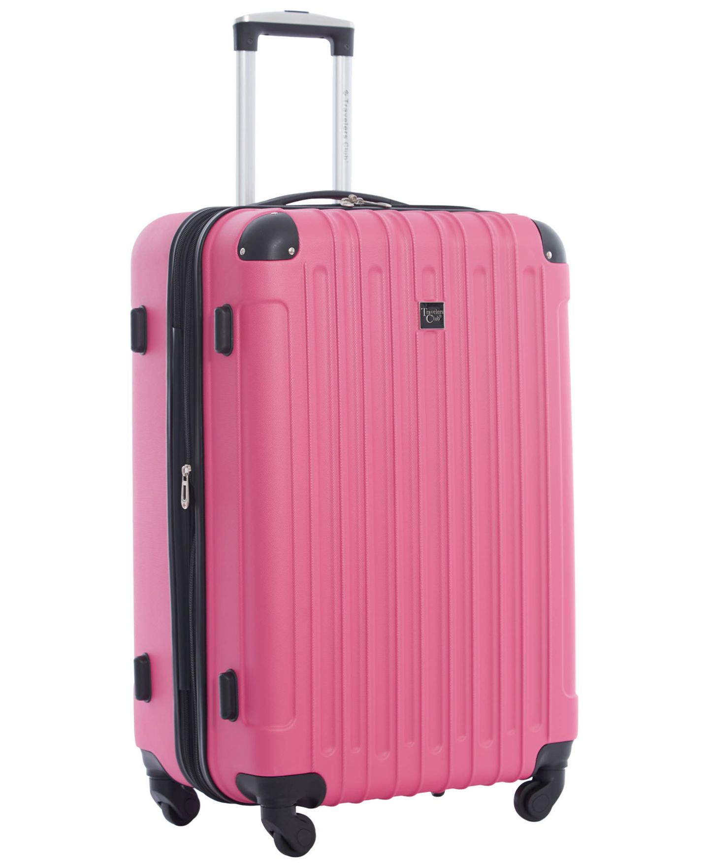 Чемоданы Travelers Club Midtown 4-Pc. Hardside Luggage Set, цвет: Нежно-розовый — фото 3