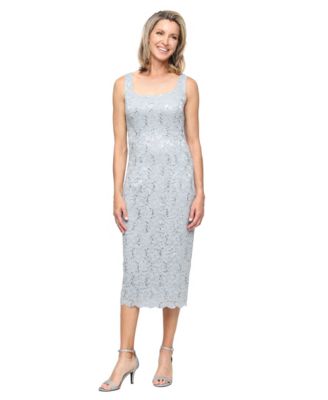 2-Pc. Lace Jacket & Midi Dress Set