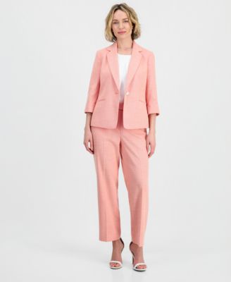 Women's 3/4-Sleeve Cuffed Blazer