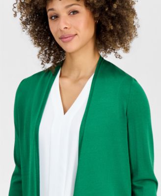 Women's Self Edge A-Line Cardigan, Regular & Petite