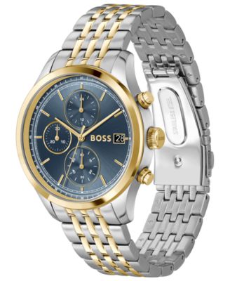 Men's Stratus Quartz Chrono Stainless Steel Ionic Plated Thin Gold Steel Watch, 41mm