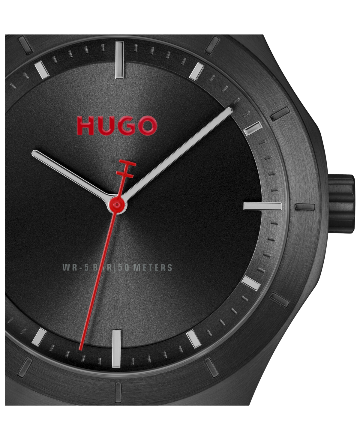 Hugo Boss Men's Lit Quartz Ionic Plated Steel Watch