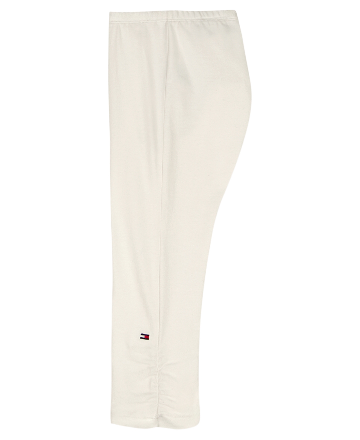 Tommy Hilfiger Girls' 4-6X Round Neck Short-Sleeve Top and Cropped Leggings, 2-Piece Set