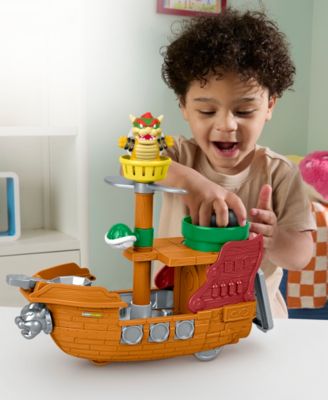Fisher Price My Mario Bowser's Airship & Figure Set Toddler Toy