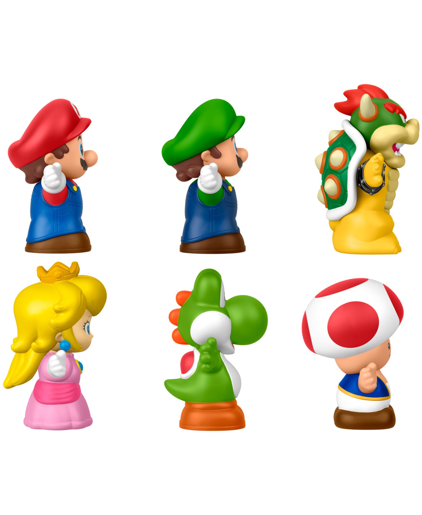 Детские фигурки Little People My Mario Super Mario 6-Piece Figure Set, Ages 1.5+ — фото 6