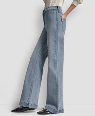 Women's High Rise Relaxed Flare Fit Jeans